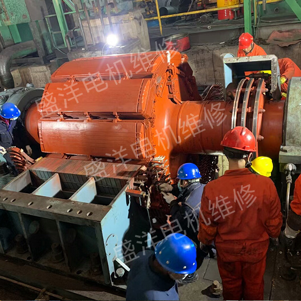 扬州大型电机维修现场